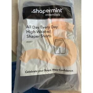 Shapermint All Day Every Day High-Waisted Shaper Shorts Black XL XXL New